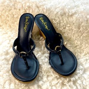 Patent Leather Lilly Pulitzer wedges